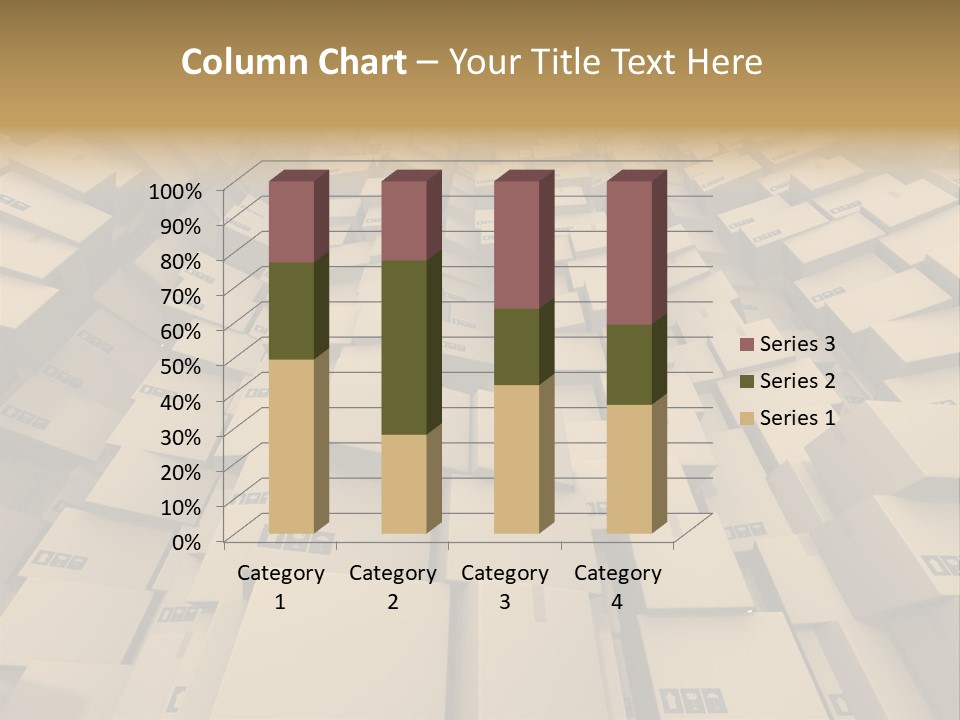 Pack Store Brown PowerPoint Template