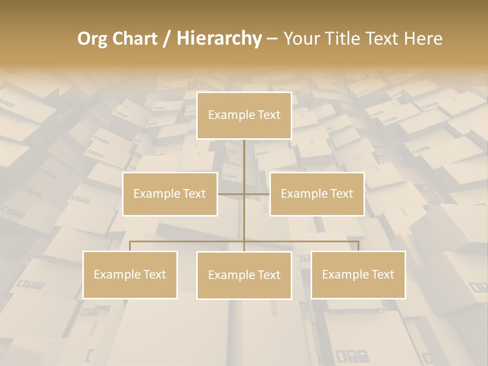Pack Store Brown PowerPoint Template