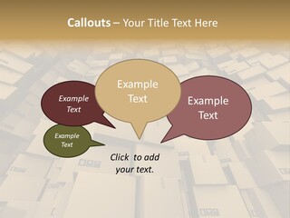 Pack Store Brown PowerPoint Template