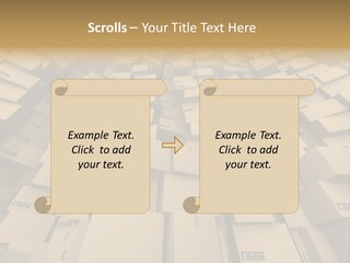 Pack Store Brown PowerPoint Template