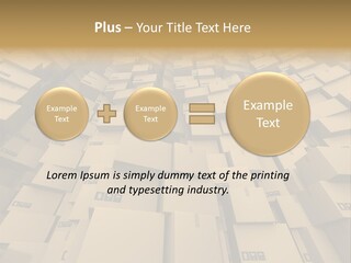 Pack Store Brown PowerPoint Template