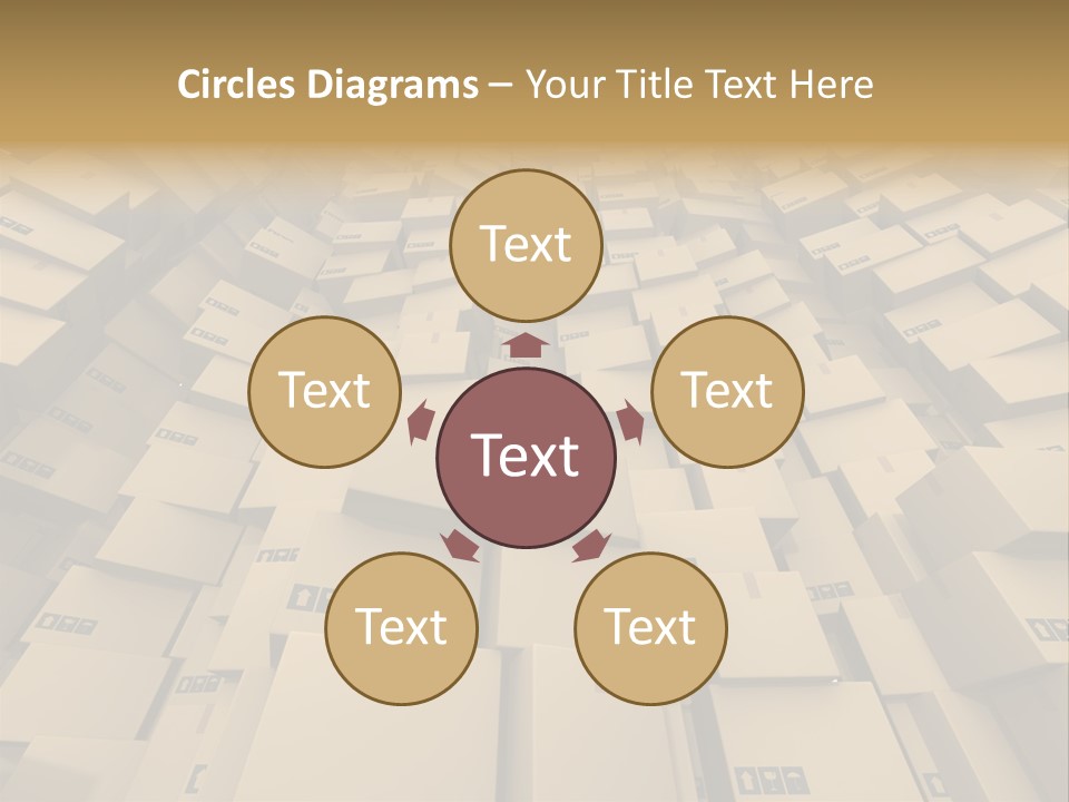 Pack Store Brown PowerPoint Template