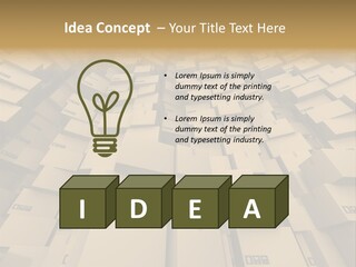 Pack Store Brown PowerPoint Template