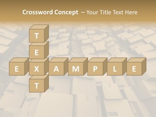 Pack Store Brown PowerPoint Template