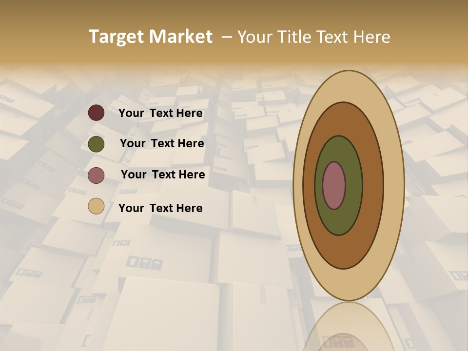 Pack Store Brown PowerPoint Template