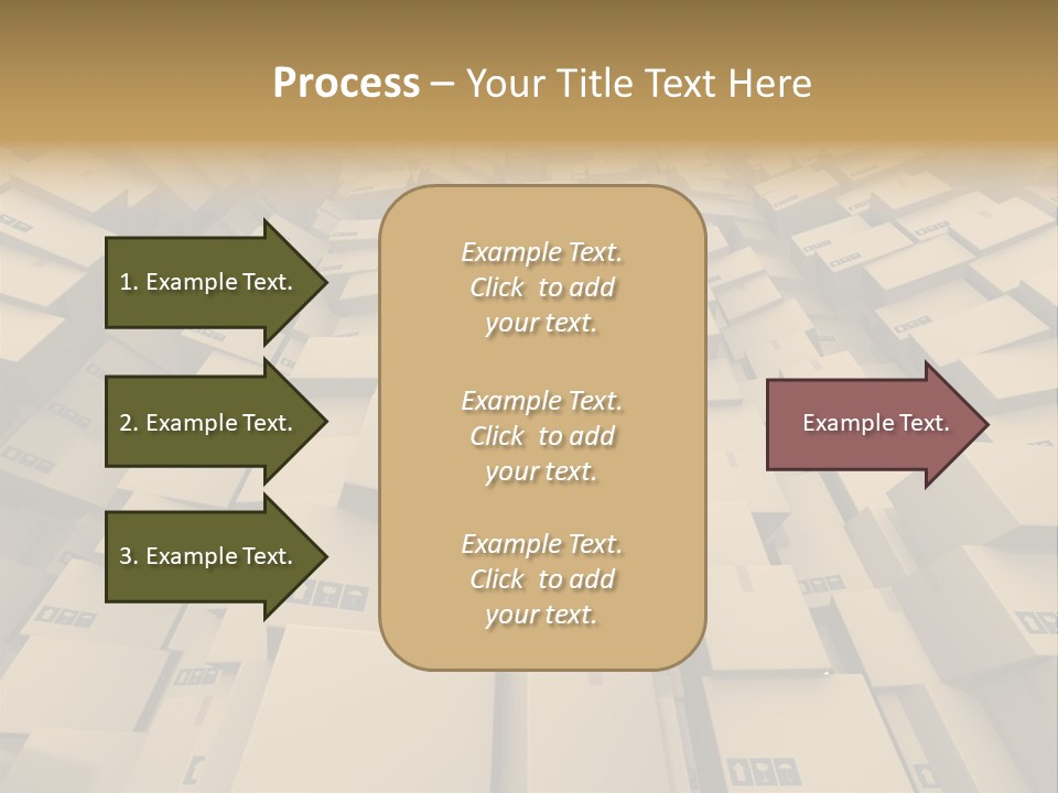 Pack Store Brown PowerPoint Template