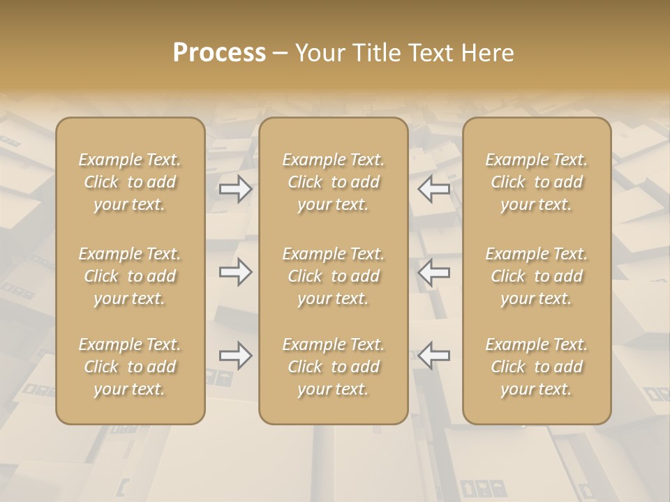 Pack Store Brown PowerPoint Template