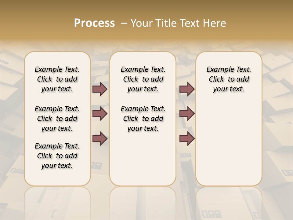 Pack Store Brown PowerPoint Template