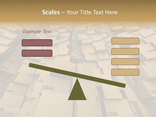 Pack Store Brown PowerPoint Template