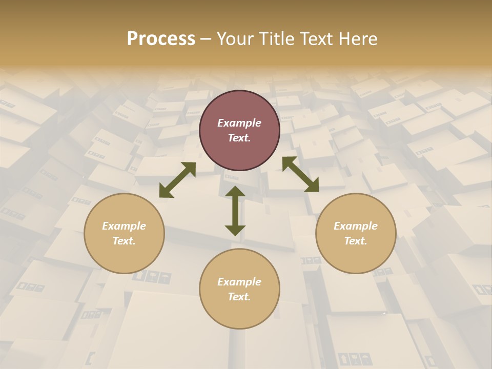 Pack Store Brown PowerPoint Template