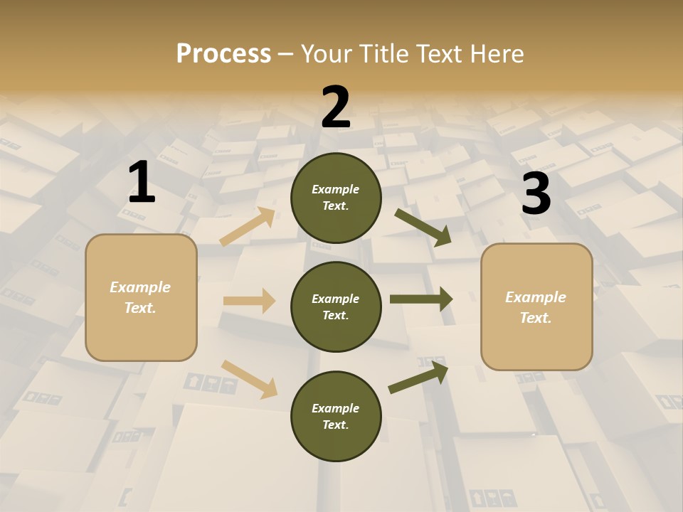 Pack Store Brown PowerPoint Template