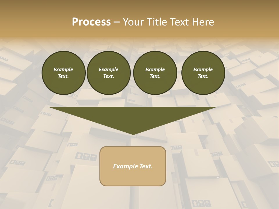 Pack Store Brown PowerPoint Template