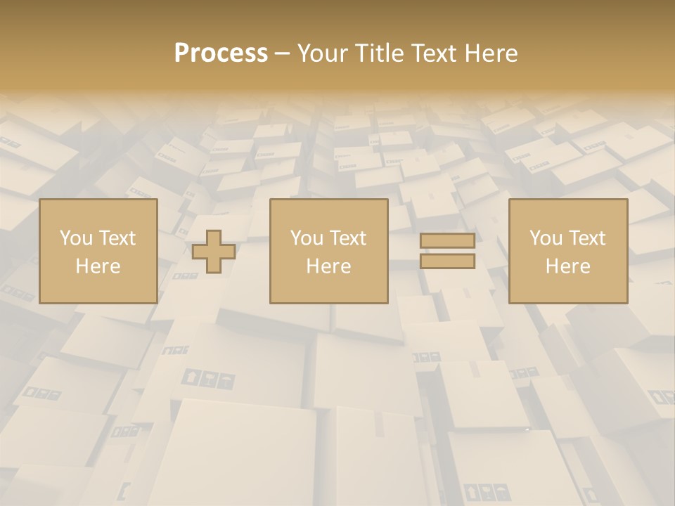 Pack Store Brown PowerPoint Template