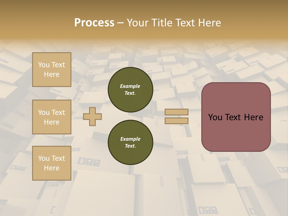 Pack Store Brown PowerPoint Template