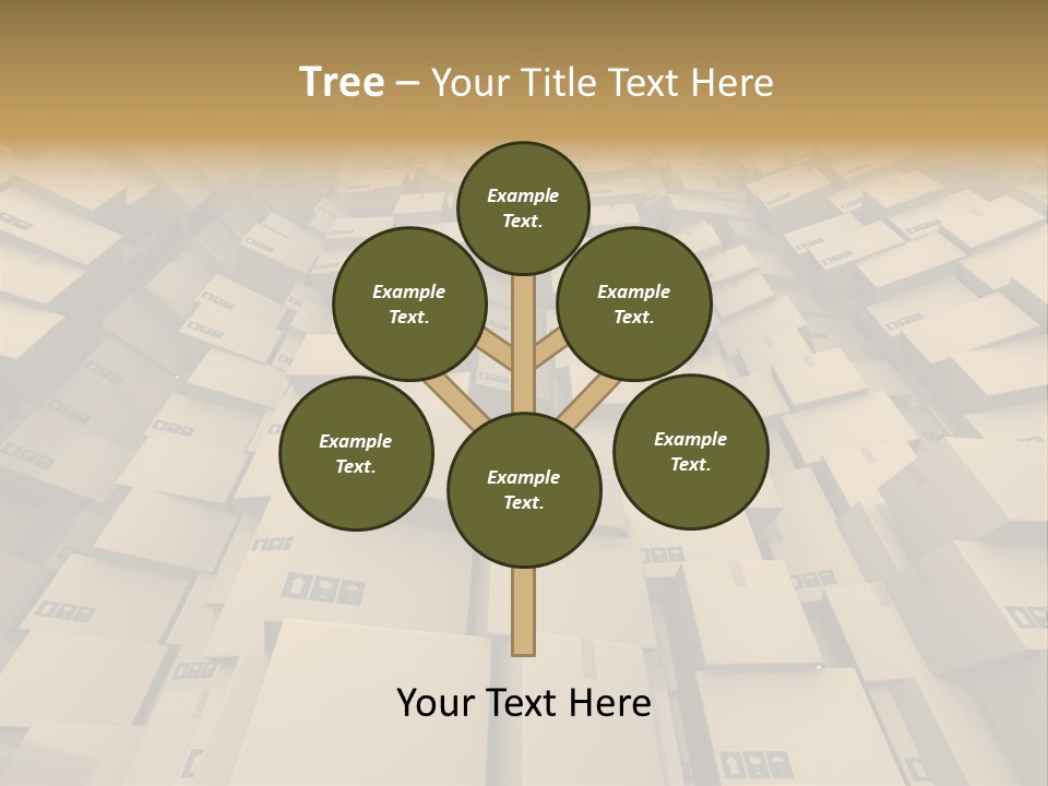 Pack Store Brown PowerPoint Template