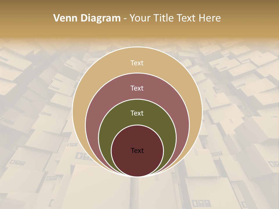 Pack Store Brown PowerPoint Template