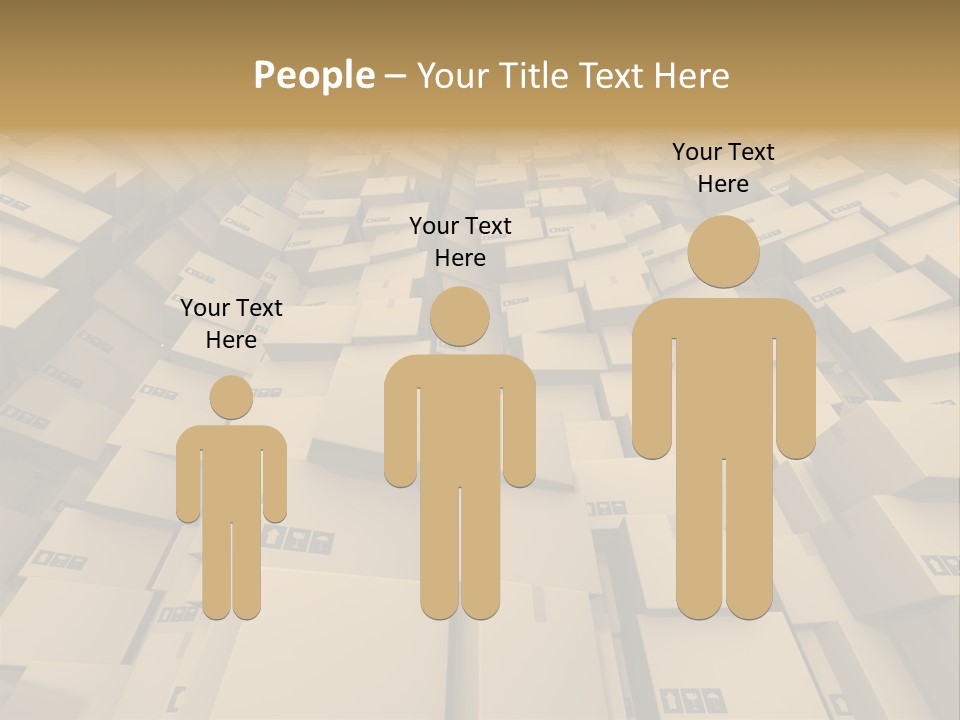 Pack Store Brown PowerPoint Template