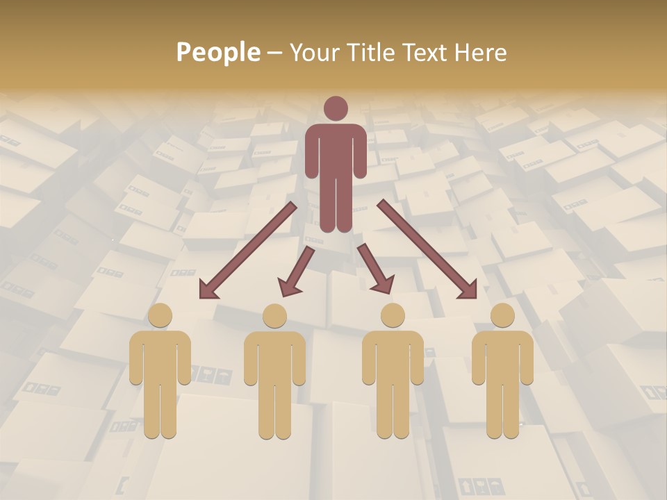 Pack Store Brown PowerPoint Template