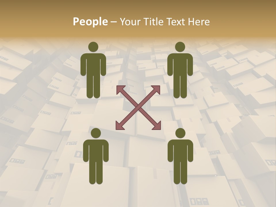 Pack Store Brown PowerPoint Template