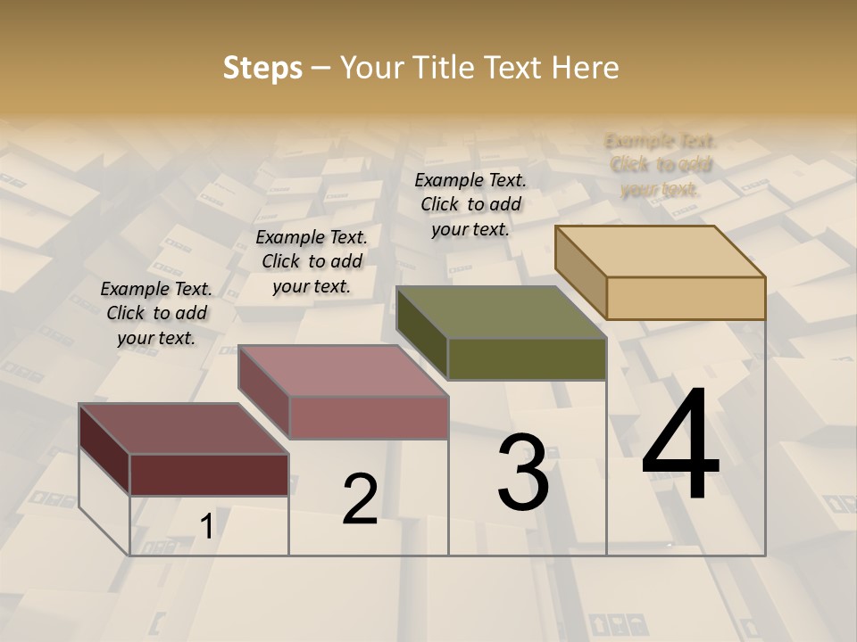 Pack Store Brown PowerPoint Template