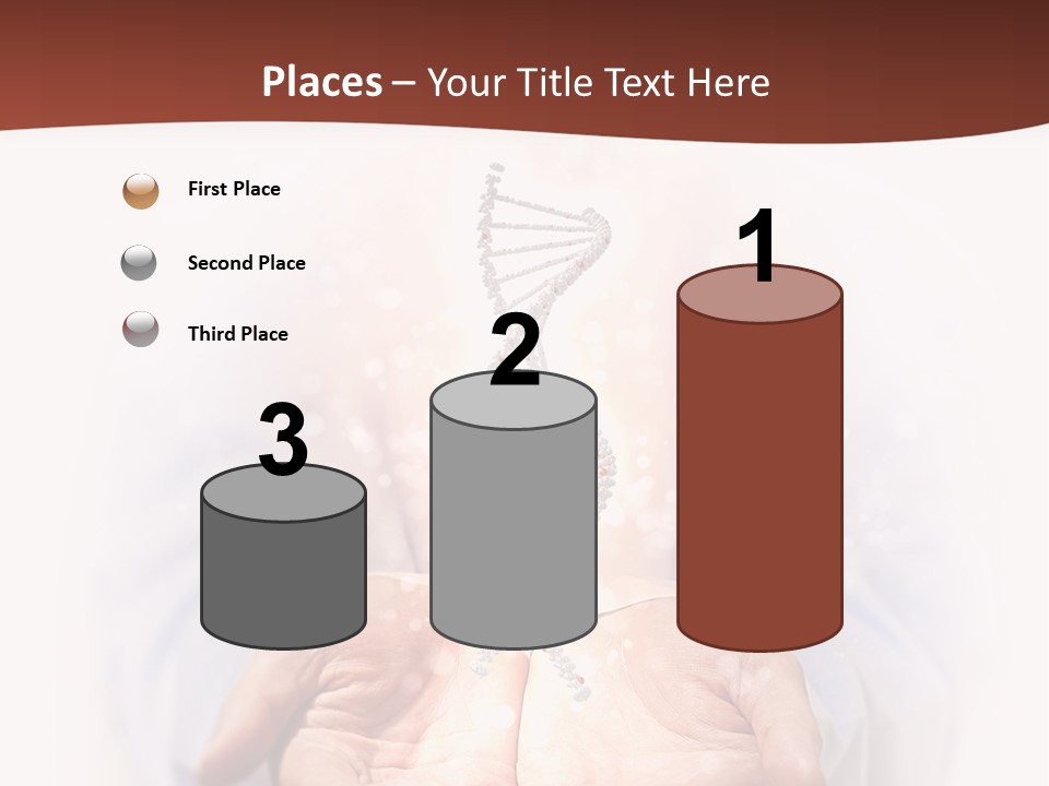 Microscopic Cytosine Dna PowerPoint Template