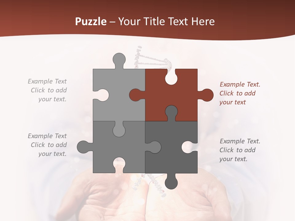 Microscopic Cytosine Dna PowerPoint Template