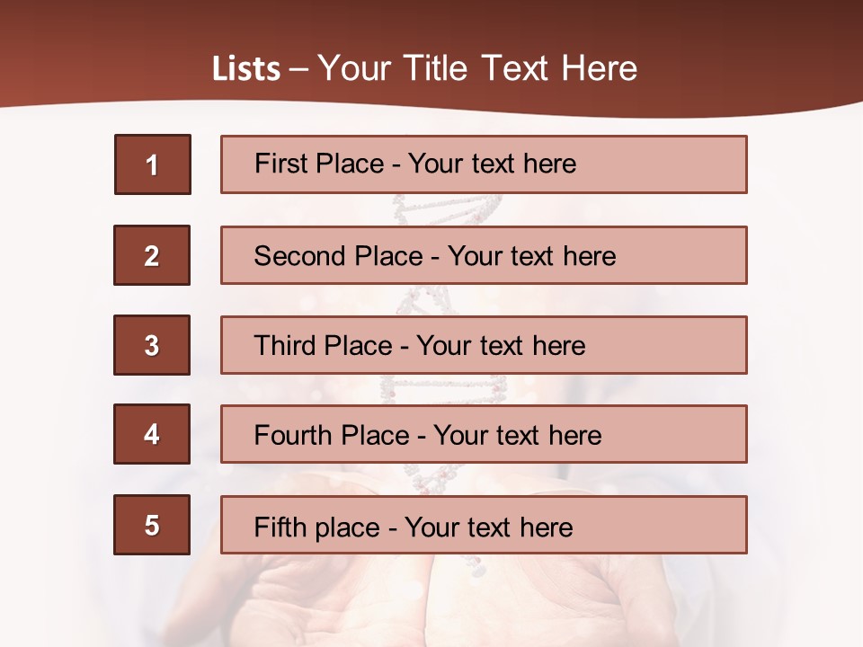 Microscopic Cytosine Dna PowerPoint Template