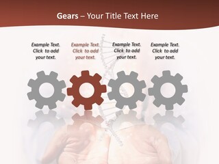 Microscopic Cytosine Dna PowerPoint Template