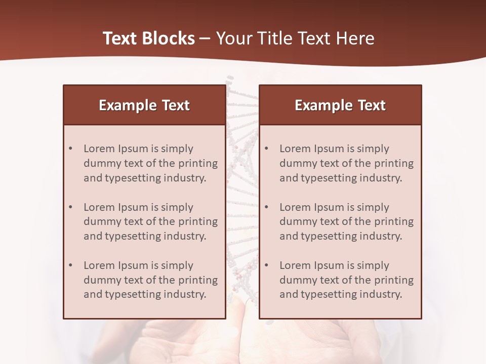 Microscopic Cytosine Dna PowerPoint Template