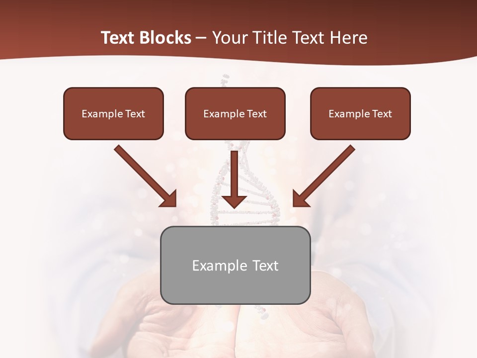 Microscopic Cytosine Dna PowerPoint Template