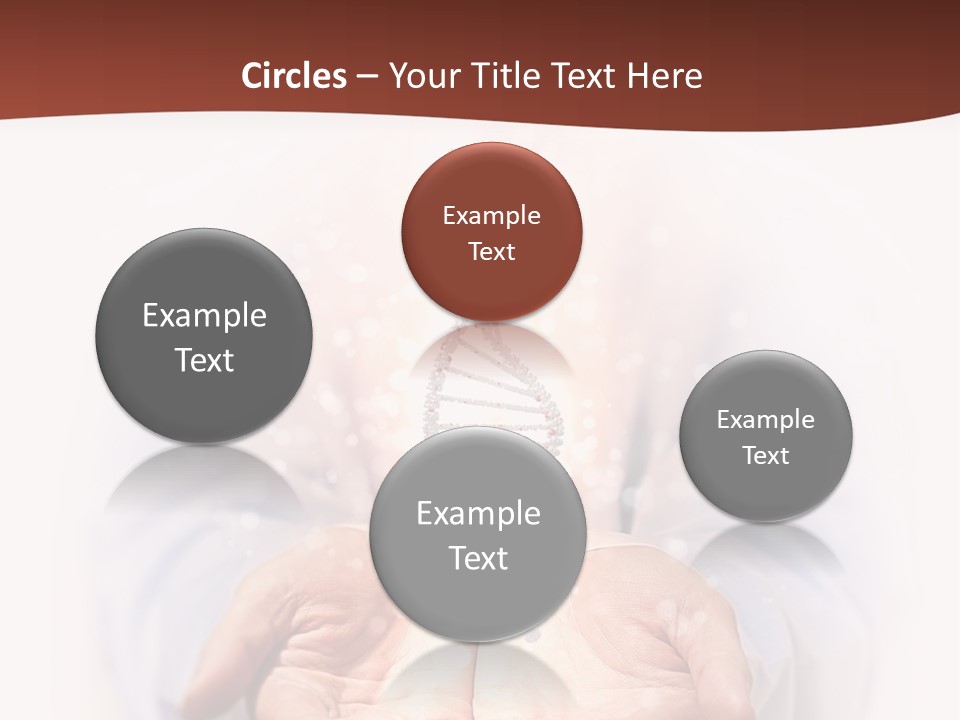 Microscopic Cytosine Dna PowerPoint Template