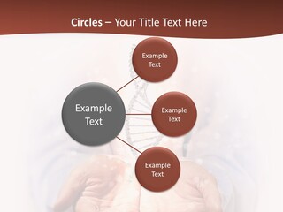 Microscopic Cytosine Dna PowerPoint Template