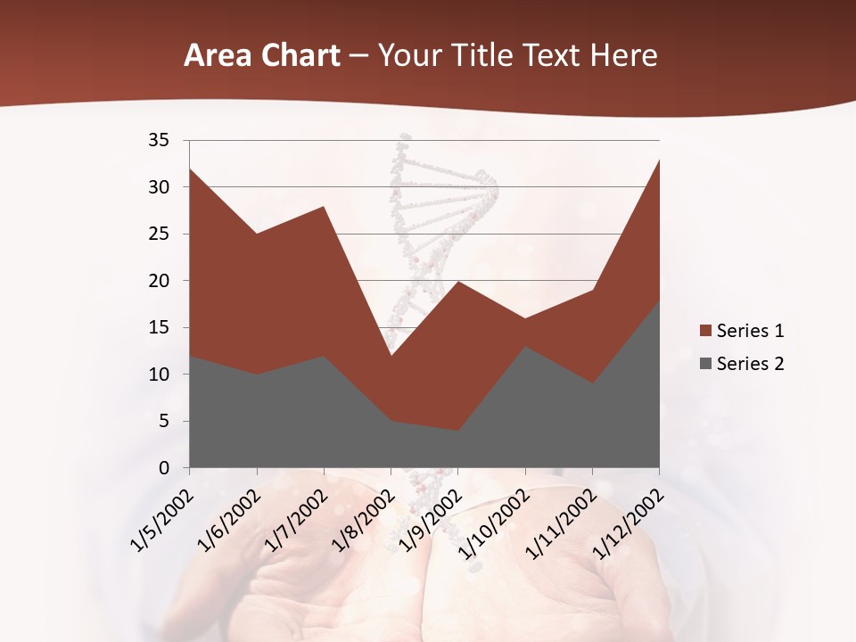 Microscopic Cytosine Dna PowerPoint Template