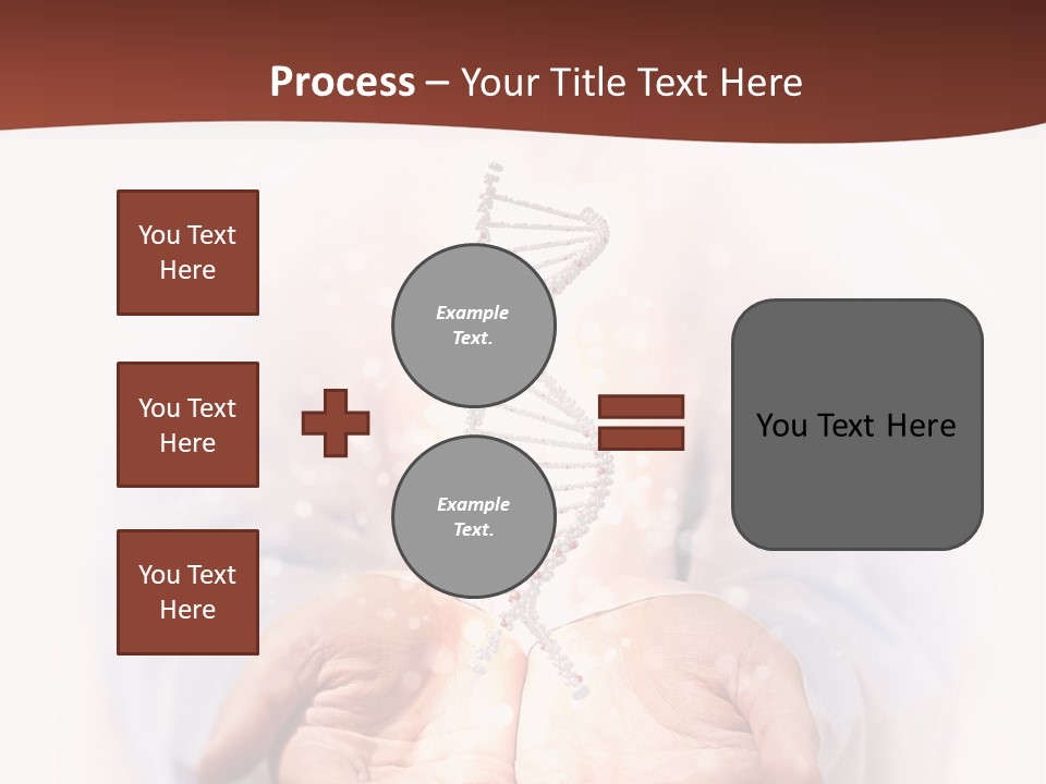 Microscopic Cytosine Dna PowerPoint Template