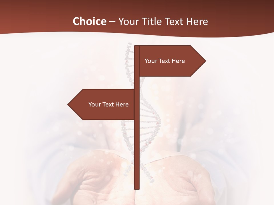 Microscopic Cytosine Dna PowerPoint Template