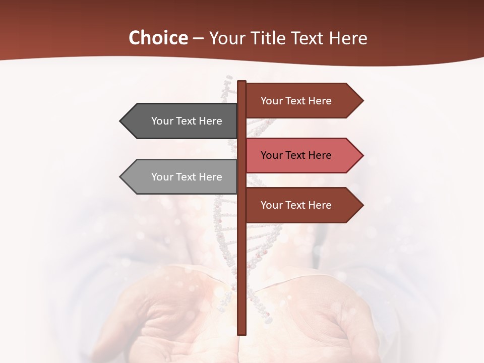 Microscopic Cytosine Dna PowerPoint Template