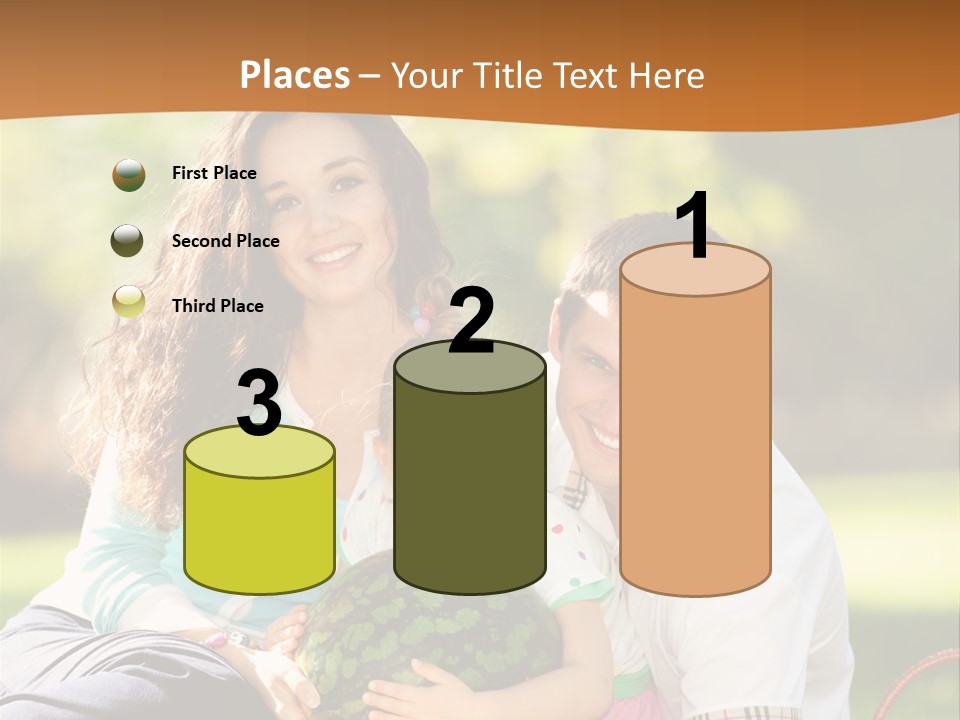 Kid Picnic Fruit PowerPoint Template