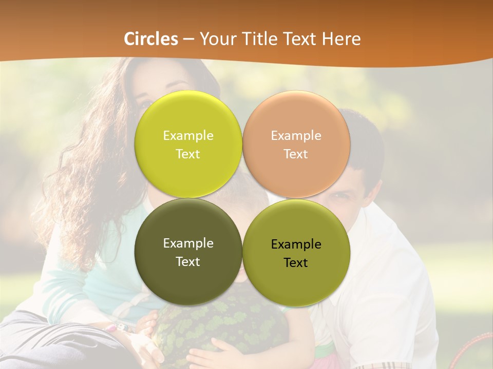 Kid Picnic Fruit PowerPoint Template