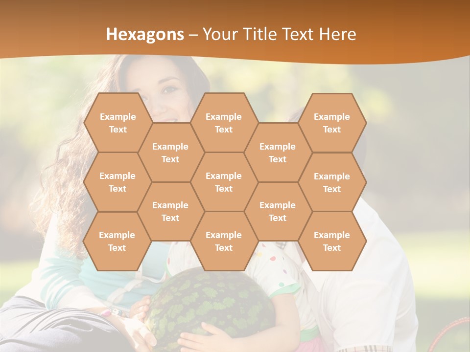 Kid Picnic Fruit PowerPoint Template