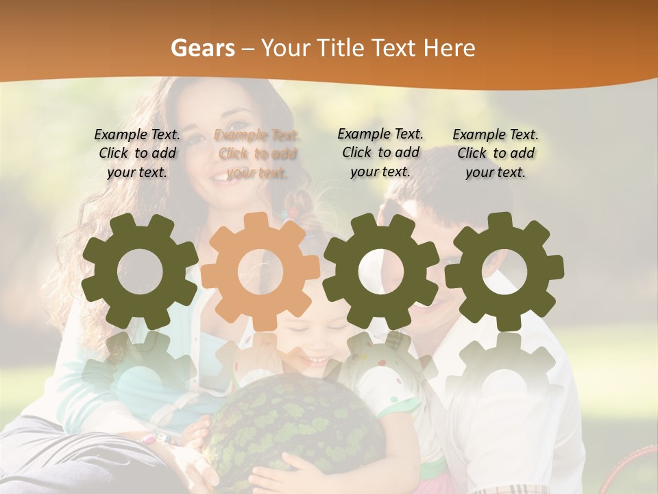 Kid Picnic Fruit PowerPoint Template