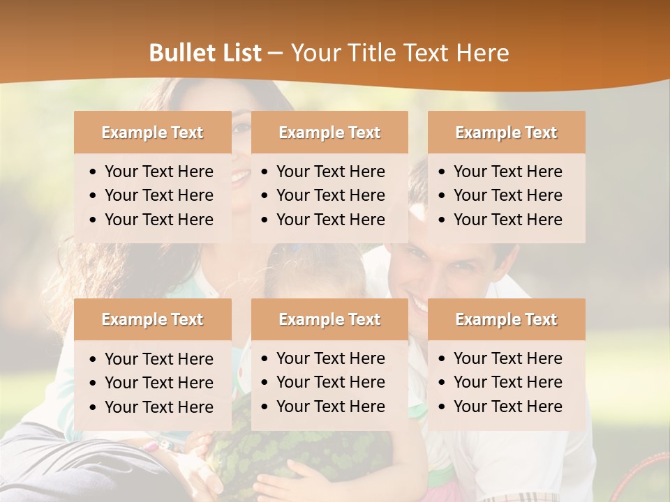 Kid Picnic Fruit PowerPoint Template