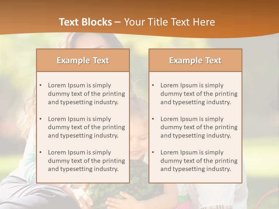 Kid Picnic Fruit PowerPoint Template