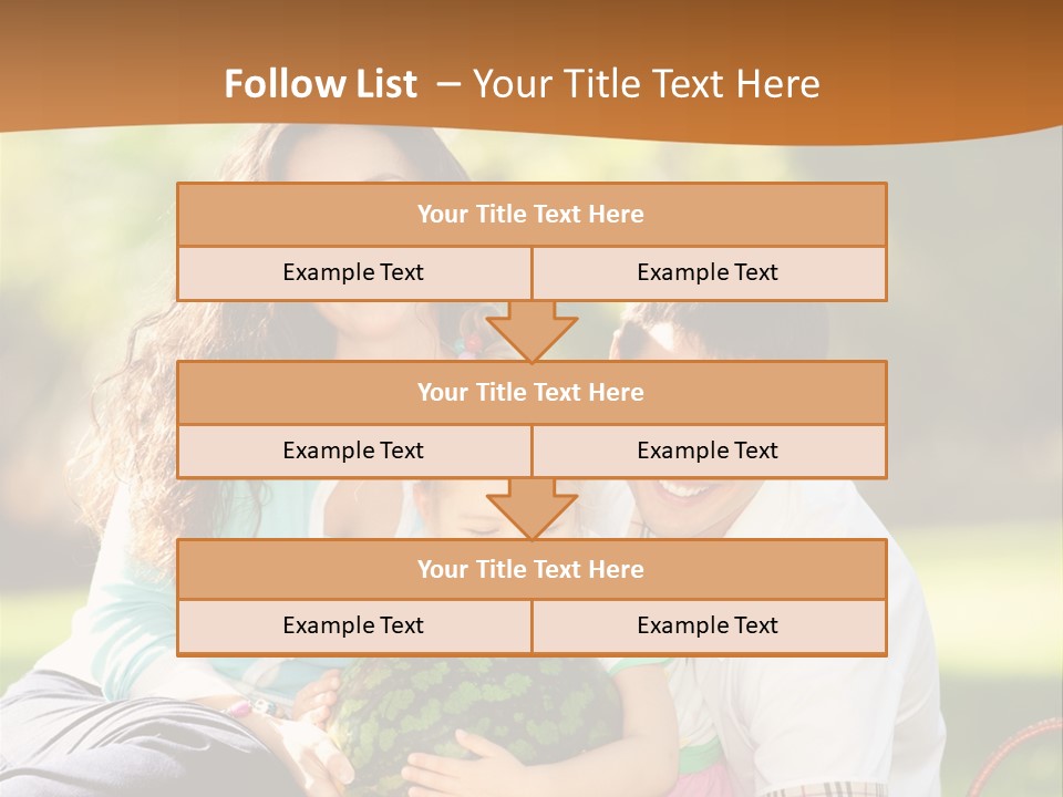 Kid Picnic Fruit PowerPoint Template