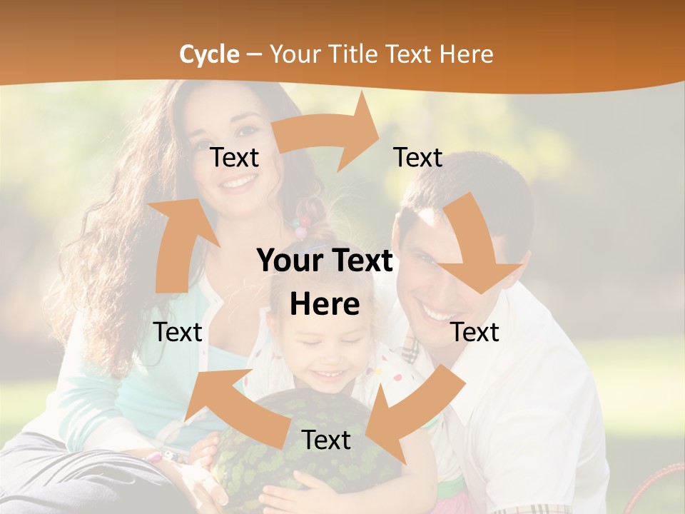 Kid Picnic Fruit PowerPoint Template