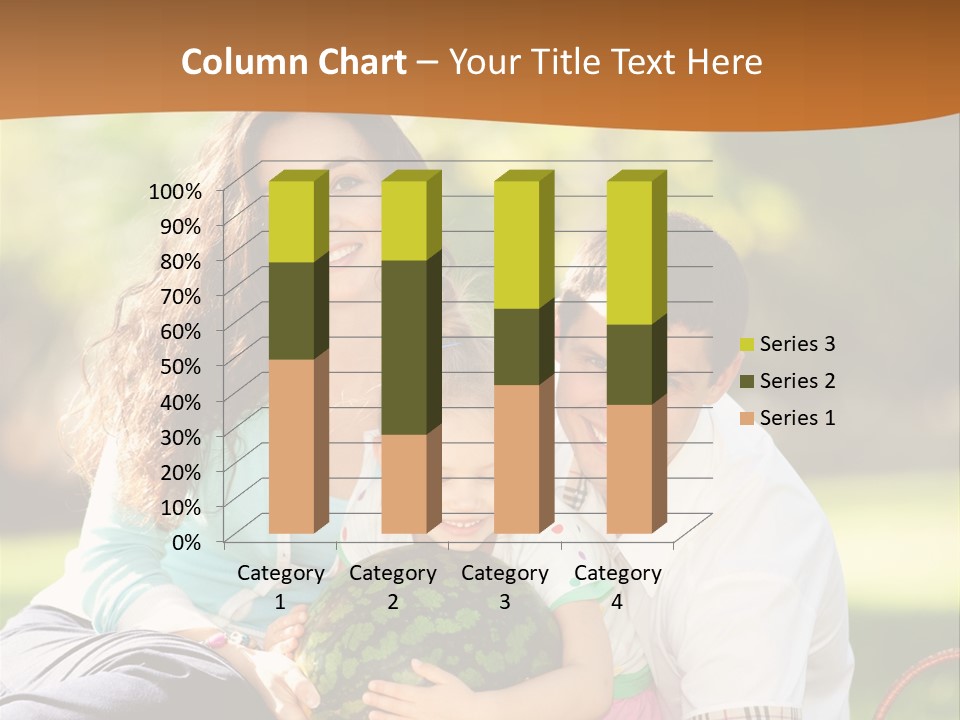 Kid Picnic Fruit PowerPoint Template