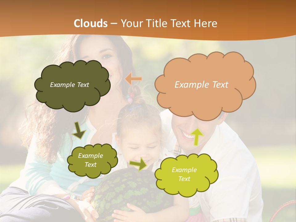 Kid Picnic Fruit PowerPoint Template