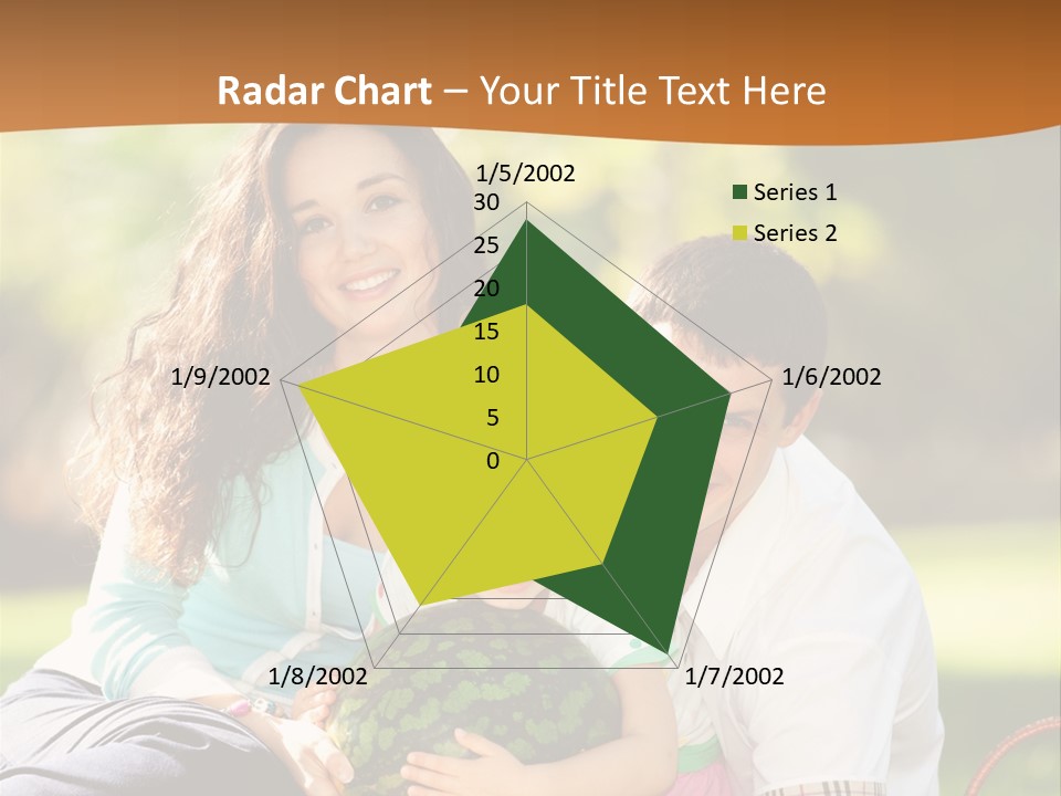 Kid Picnic Fruit PowerPoint Template