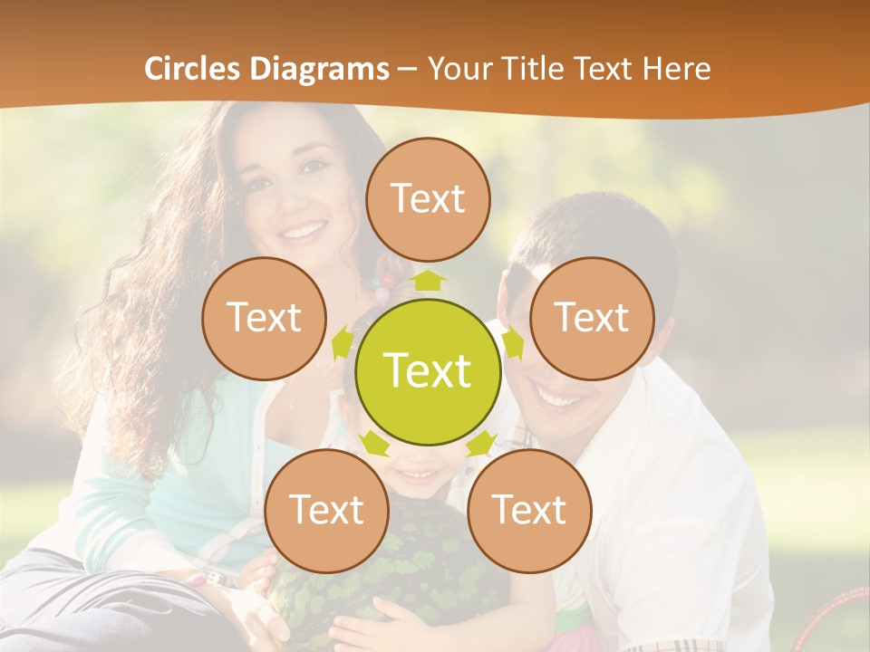 Kid Picnic Fruit PowerPoint Template