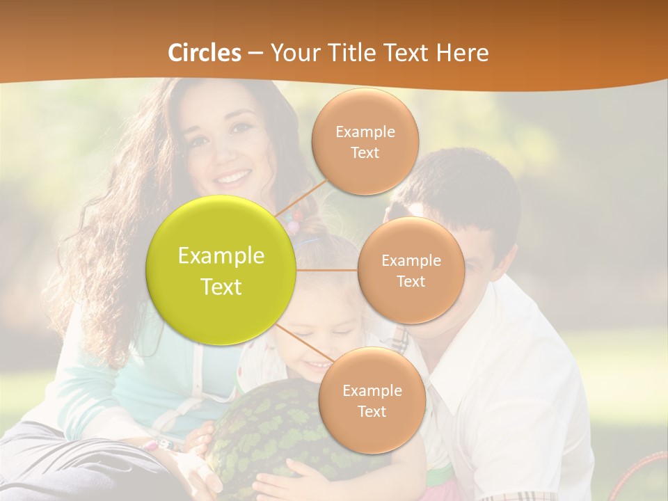 Kid Picnic Fruit PowerPoint Template