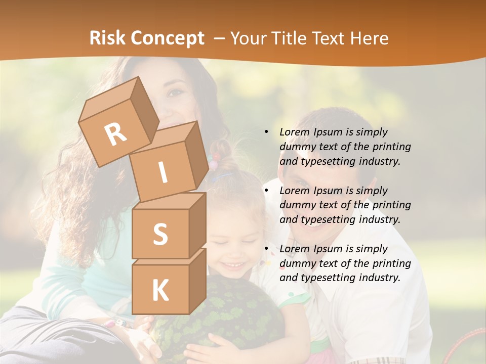 Kid Picnic Fruit PowerPoint Template